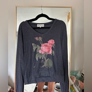 Wildfox V-neck sweatshirt